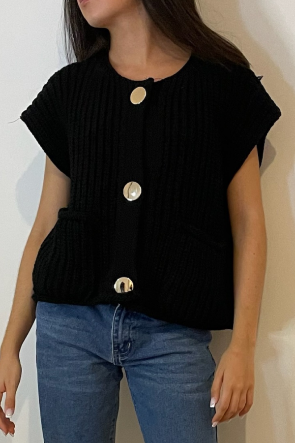 Gilet zoé noir