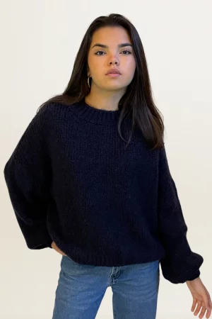 pull lola bleu marine fd pale