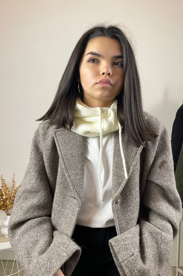 cagoule blanche face