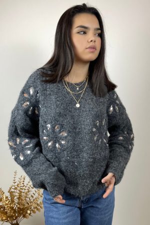 Pull Emilie gris7