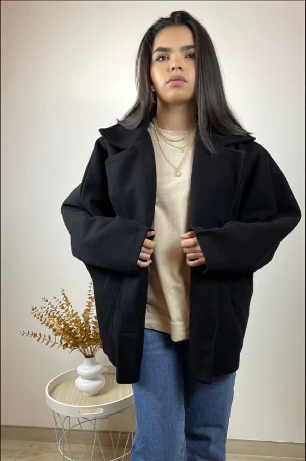 Veste caban Elora noir6