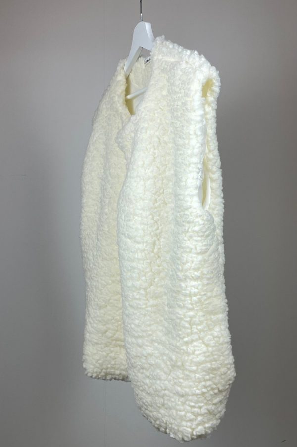 Veste sans manche Isa blanc2